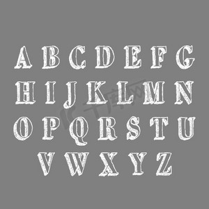 创意pop艺术字体英文字母
