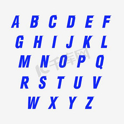 26字母ps艺术字体-26字母ps字体设计效果-千库网