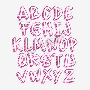 创意3d空心字母