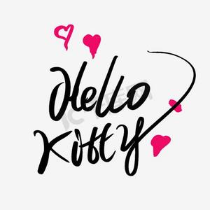 hellokittyps艺术字体-hellokittyps字体设计效果-千库网