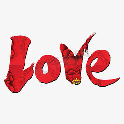 英文文字love免抠艺术字图片_LOVE