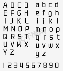 数字字母折纸