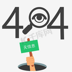 404免抠艺术字图片_千库原创404艺术字