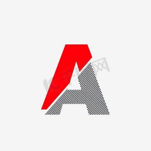 宽松条纹ps艺术字体-宽松条纹ps字体设计效果-千库网