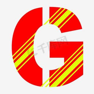 g字母的创意图片素材_创意时尚撞色字母g