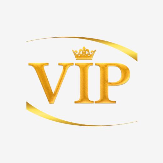 vip金色立体艺术字图片