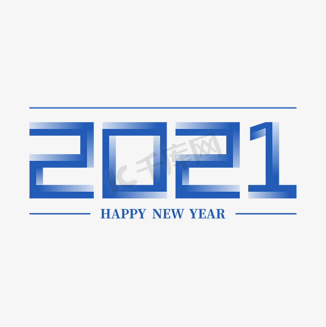 2021商务科技风通用字体设计图片