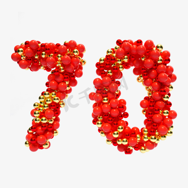 粒子构成中国70周年庆母亲祖国生日红色图片