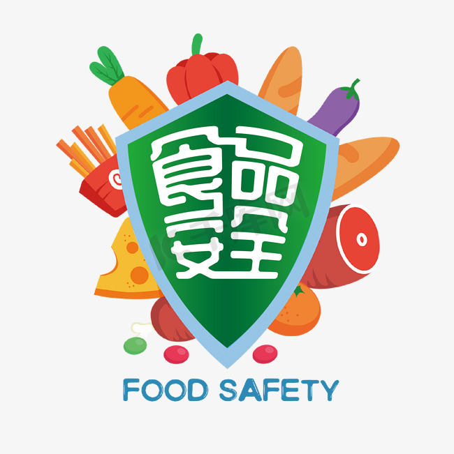 食品安全艺术字图片