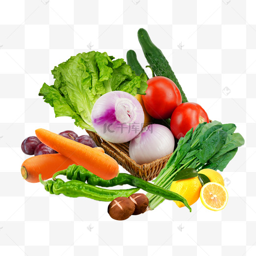 水果蔬菜创意合成图片