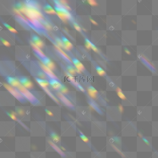 彩虹粒子抽象全息光影光效blurred rainbow ligh图片
