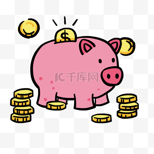  小猪储钱罐图片