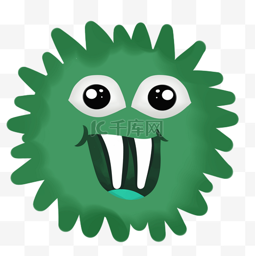 齿状细菌病毒图片