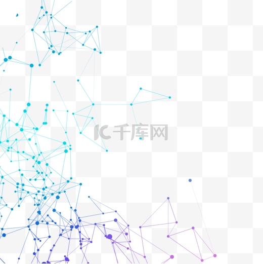 点线结构三角元素图片