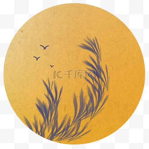 中秋佳节古风圆月图片