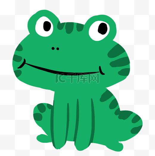 绿色创意青蛙元素图片