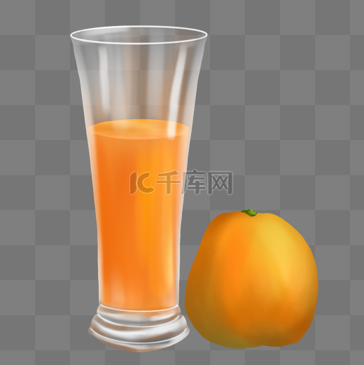 果汁橙汁果粒橙橙子图片