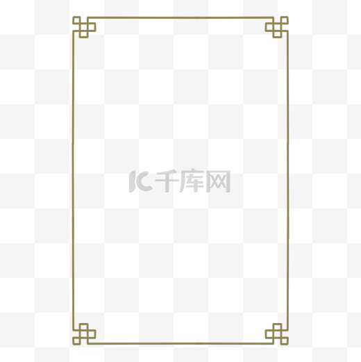 古典中国风纹理边框图片