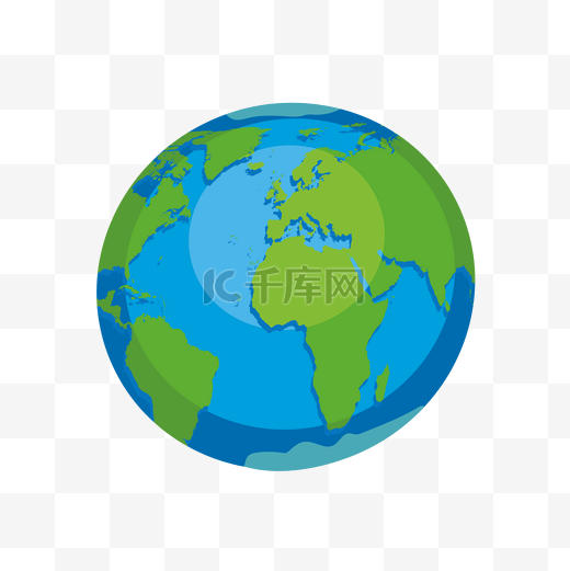 蓝色系手绘世界环境日保护地球图片