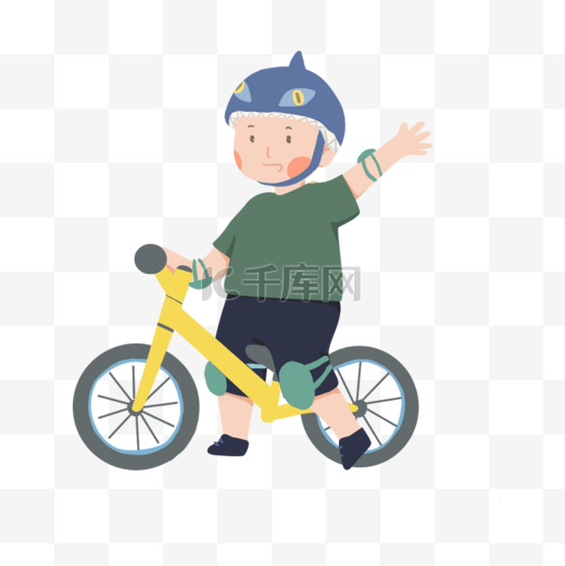 骑儿童平衡车的小男孩图片