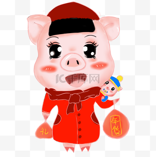 2019猪年春节回娘家拜年图片