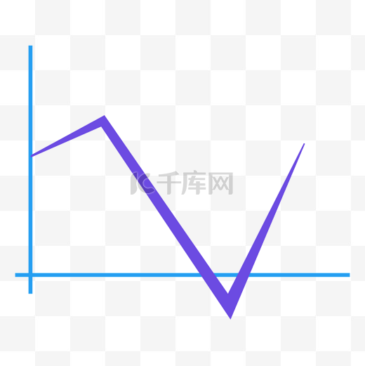 商务矢量数据分析曲线图图片