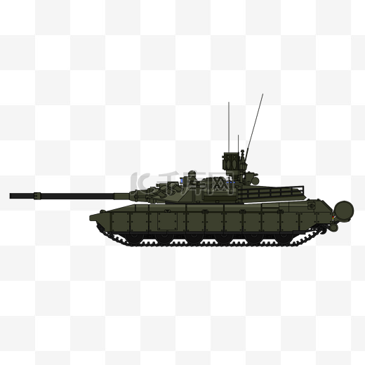 手绘装甲坦克车PSD源文件图片