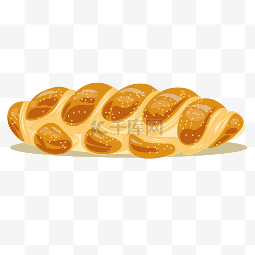面包造型甜点元素图片
