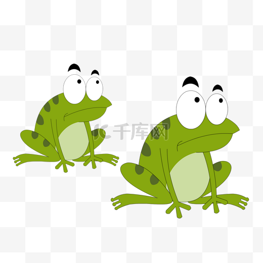 卡通小动物青蛙蛤蟆图片
