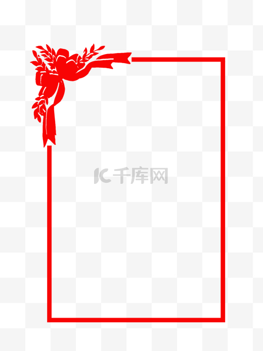 中国风传统元素手绘边框图片