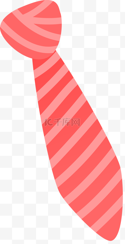 矢量条纹领带装饰图形png图片