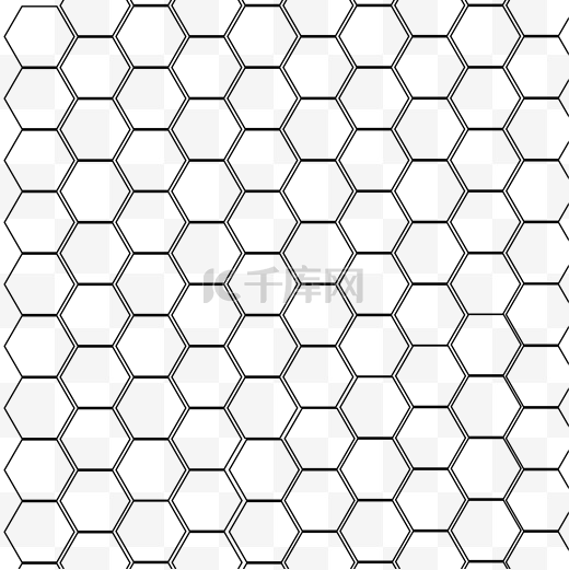 科技感黑色六边形蜂巢背景边框纹理图片