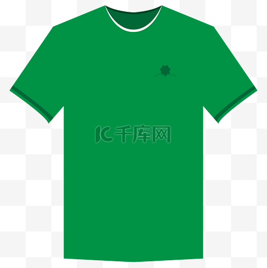 绿色T恤图片