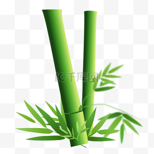 竹子叶子免扣素材图片