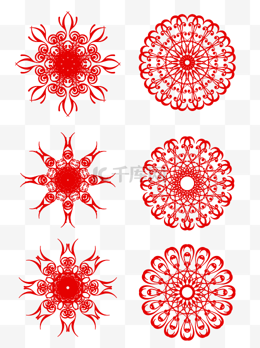 底纹复古底纹红色怀旧中国风元素设计图片
