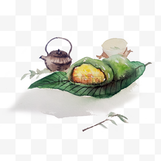 中式茶点下午茶节气食物古典PNG图片