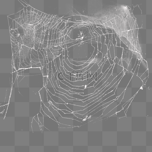 残破苍夷的蜘蛛网效果设计图片