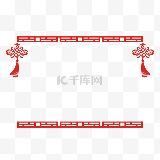 平安结装饰春节新年边框图片