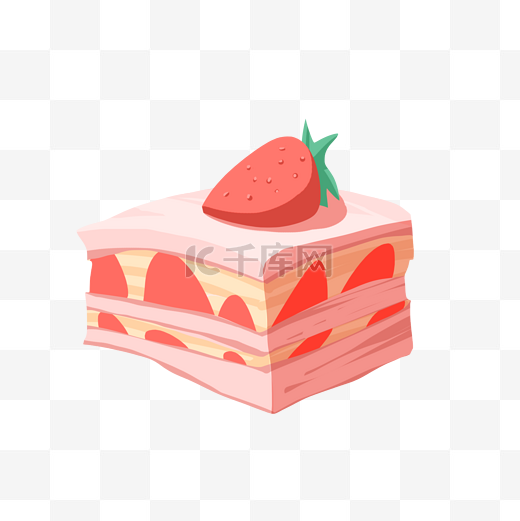 草莓蛋糕糕点甜品爱情图片