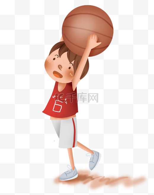 课外活动打篮球的儿童图片