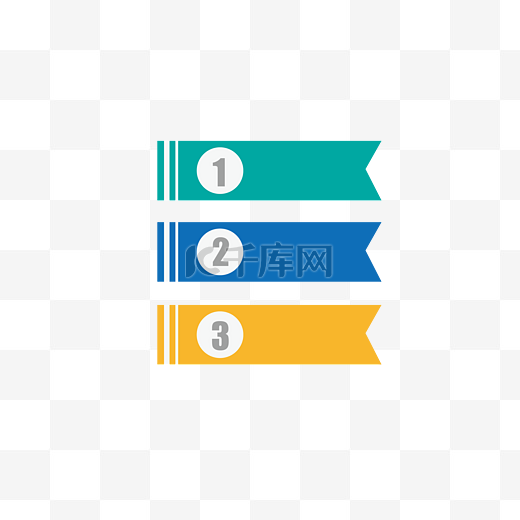 PPT分类条例旗帜标题栏边框图片