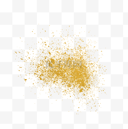 大气金色粉尘爆炸分子图片