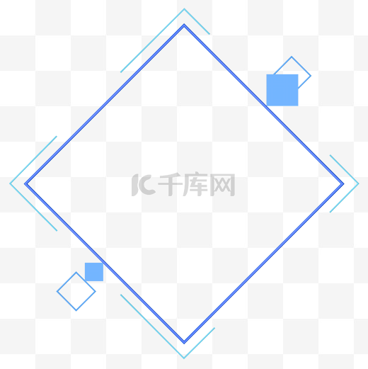 蓝色科技线框矢量图图片