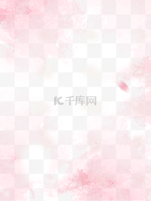 粉色透明桃花元素背景图片