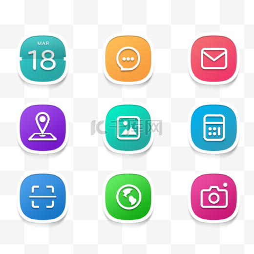 手机APP图标UI设计icon图片