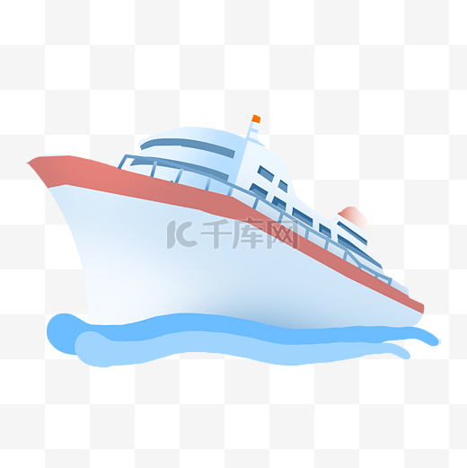 白色交通工具轮船图片