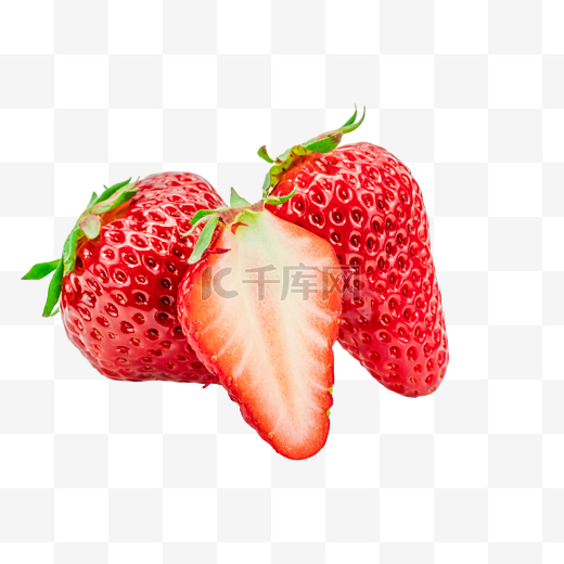 鲜草莓红草莓图片