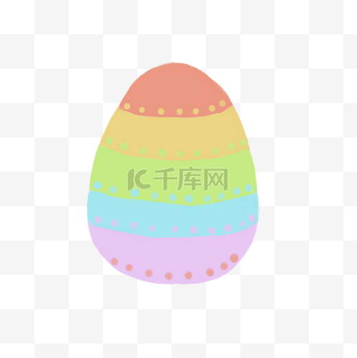 彩虹色复活节彩蛋图片