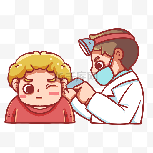 医生检查耳朵医疗图片