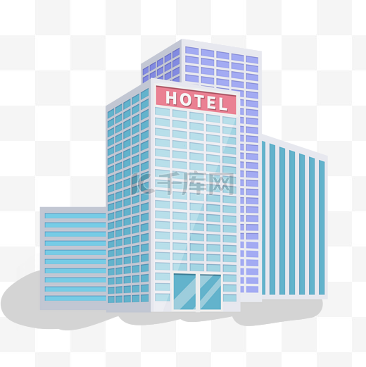 现代化商务酒店大楼图片